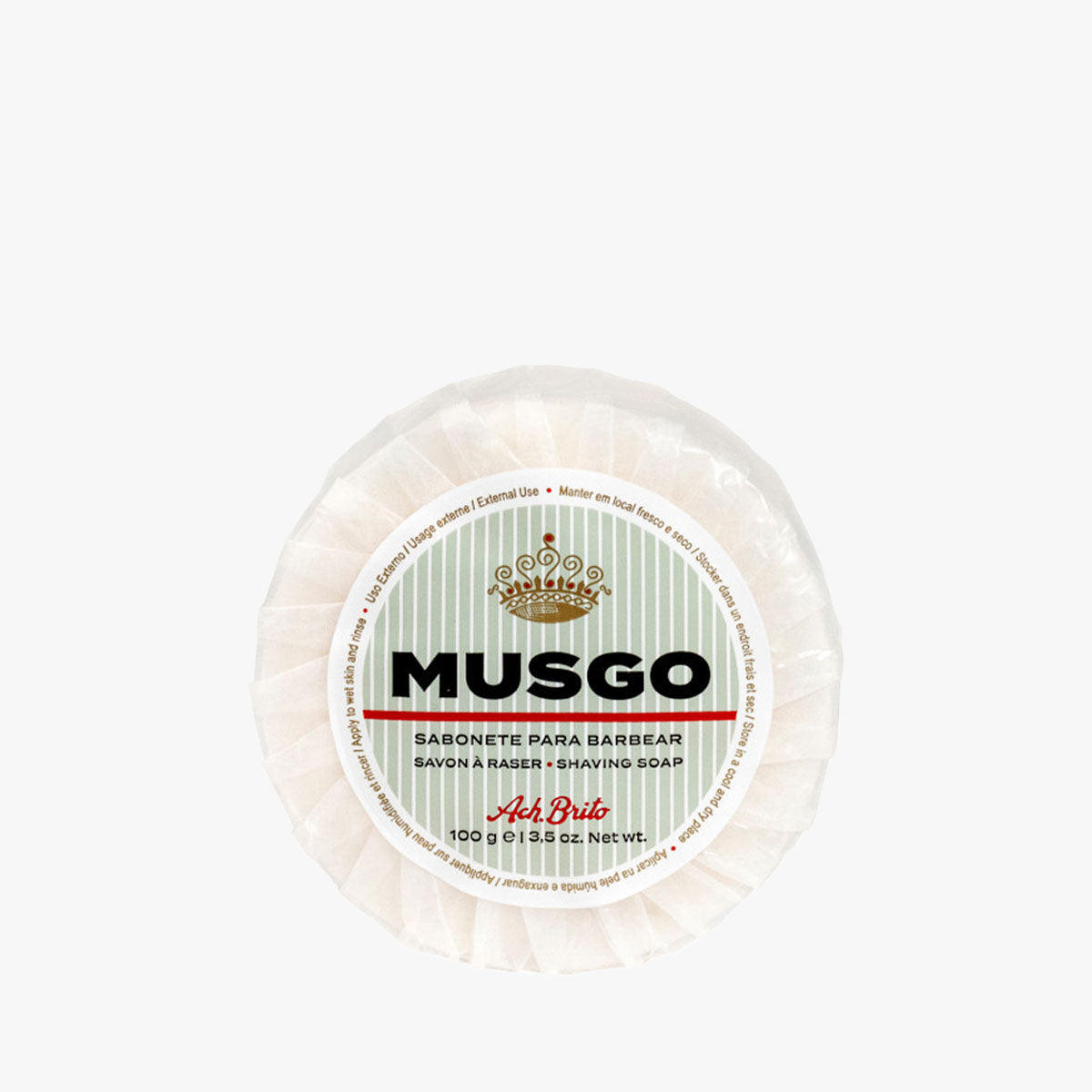 ACH. BRITO Rasierseife Musgo Stück 100g