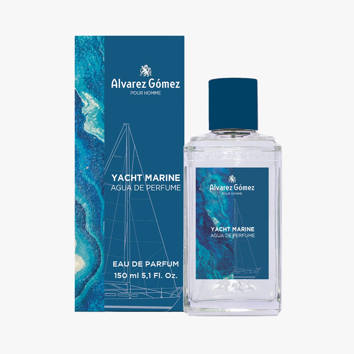 ALVAREZ GOMEZ Eau de Parfum Yacht Marine, Sprühflakon 150ml in hochwertiger Box