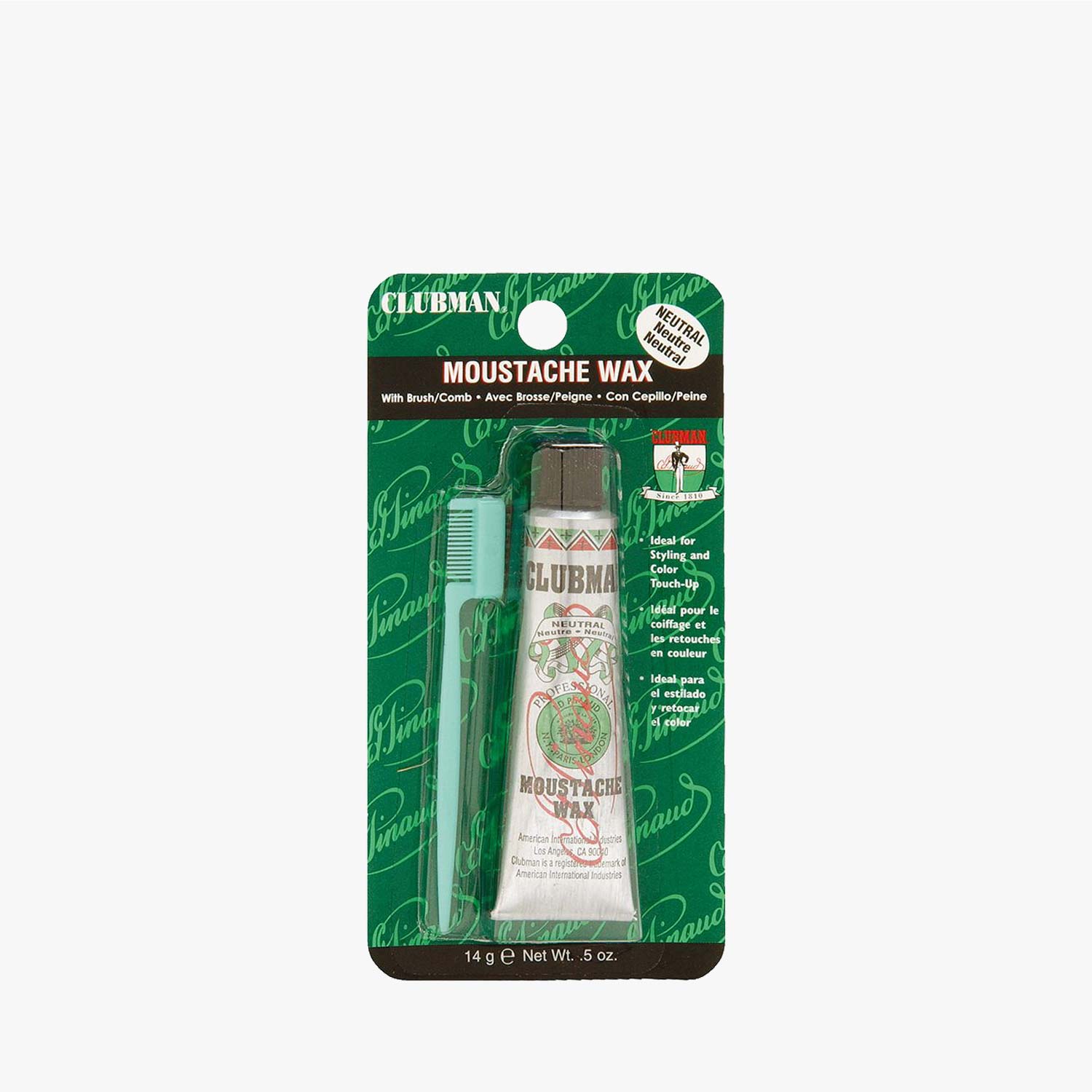 CLUBMAN PINAUD Bartwachs Neutral Tube 14g