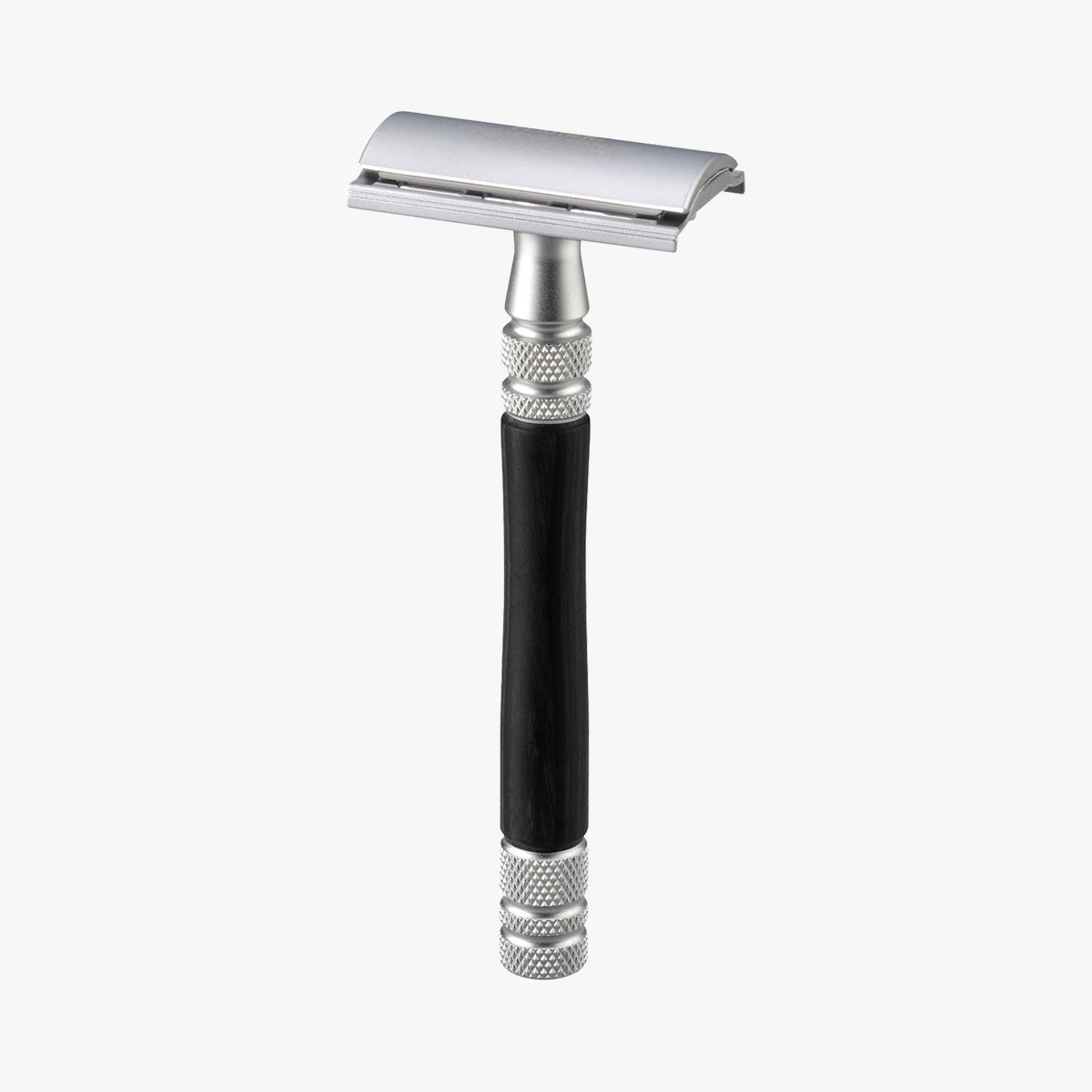 FEATHER Rasierhobel WS-D2S Holz/Edelstahl mit Ständer