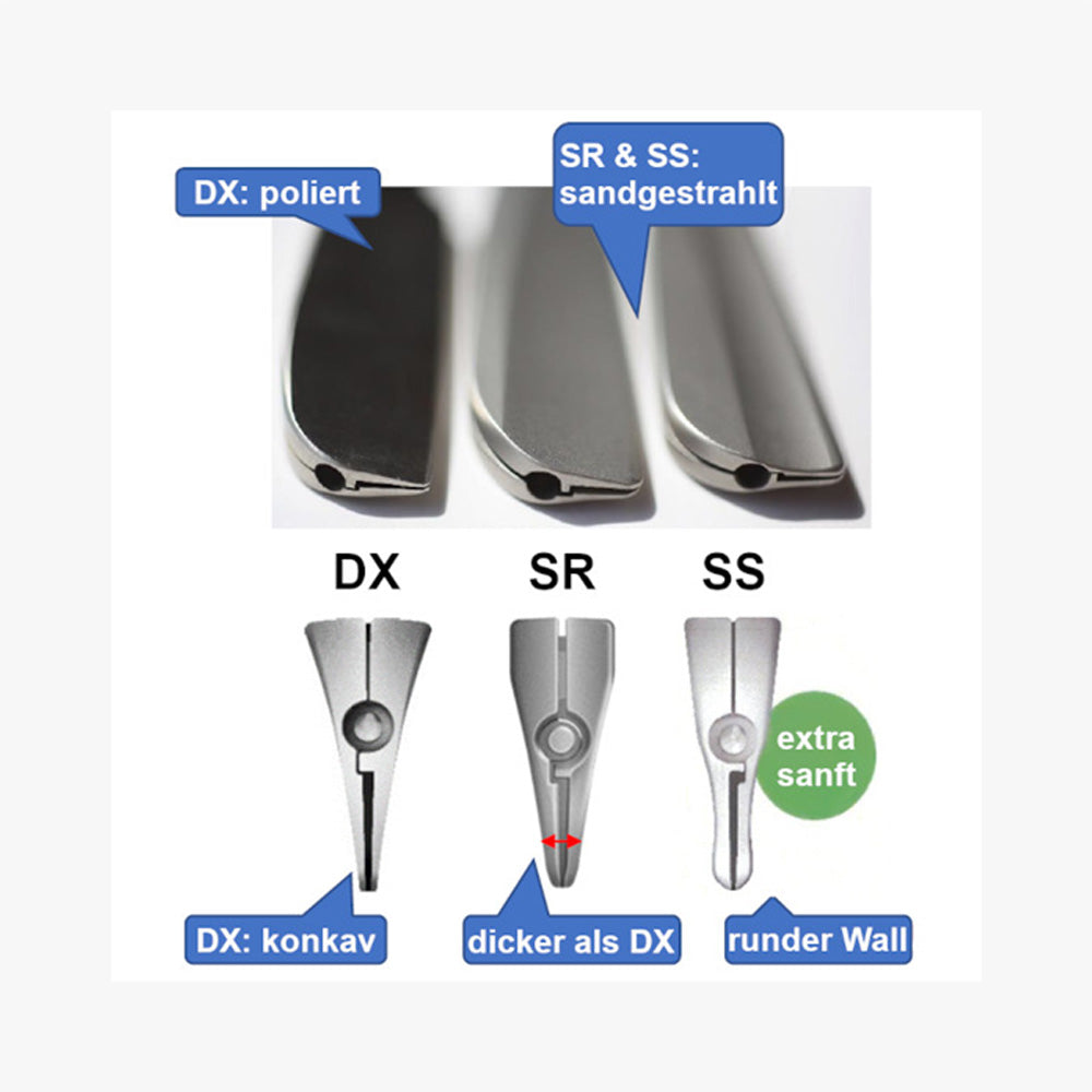 FEATHER Rasiermesser Artist Club SR (HKS, schwarz), Details