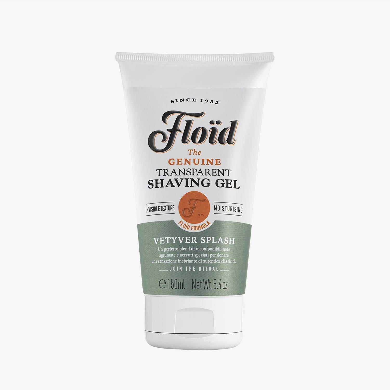 FLOID Rasiergel Vetyver Splash Tube 150ml