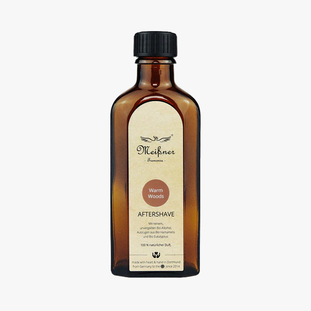 MEISSNER Aftershave Warm Woods Glasflasche 100ml