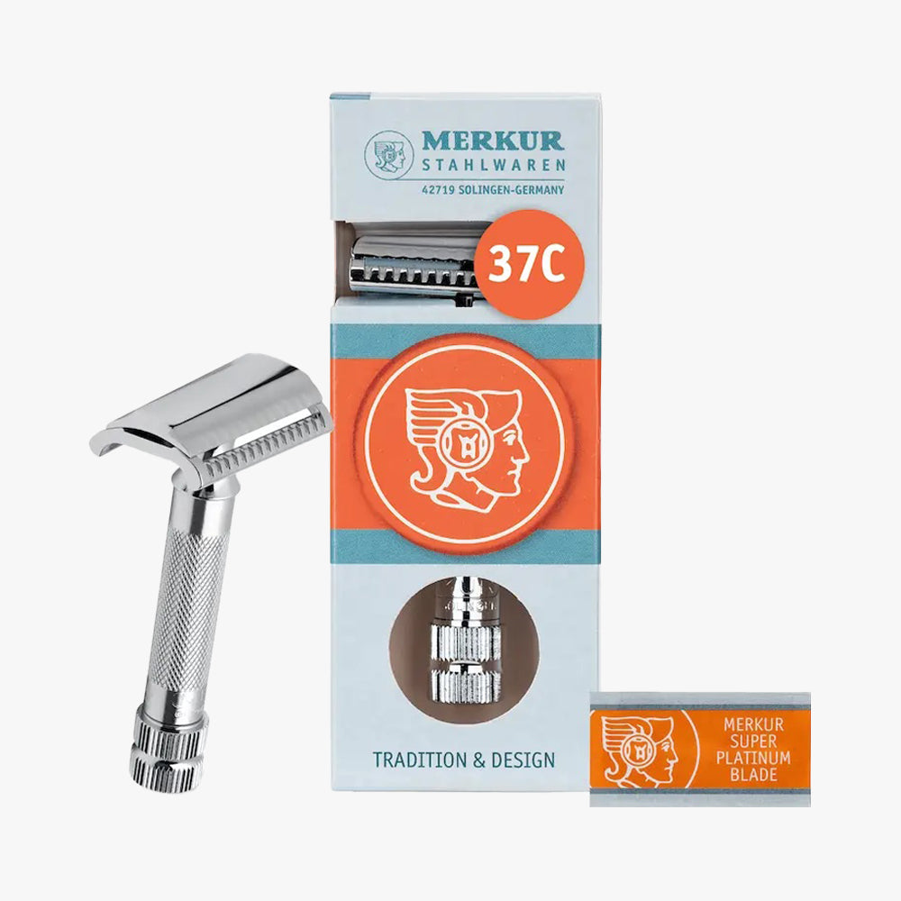 MERKUR Rasierhobel 37C, geschlossener Kamm