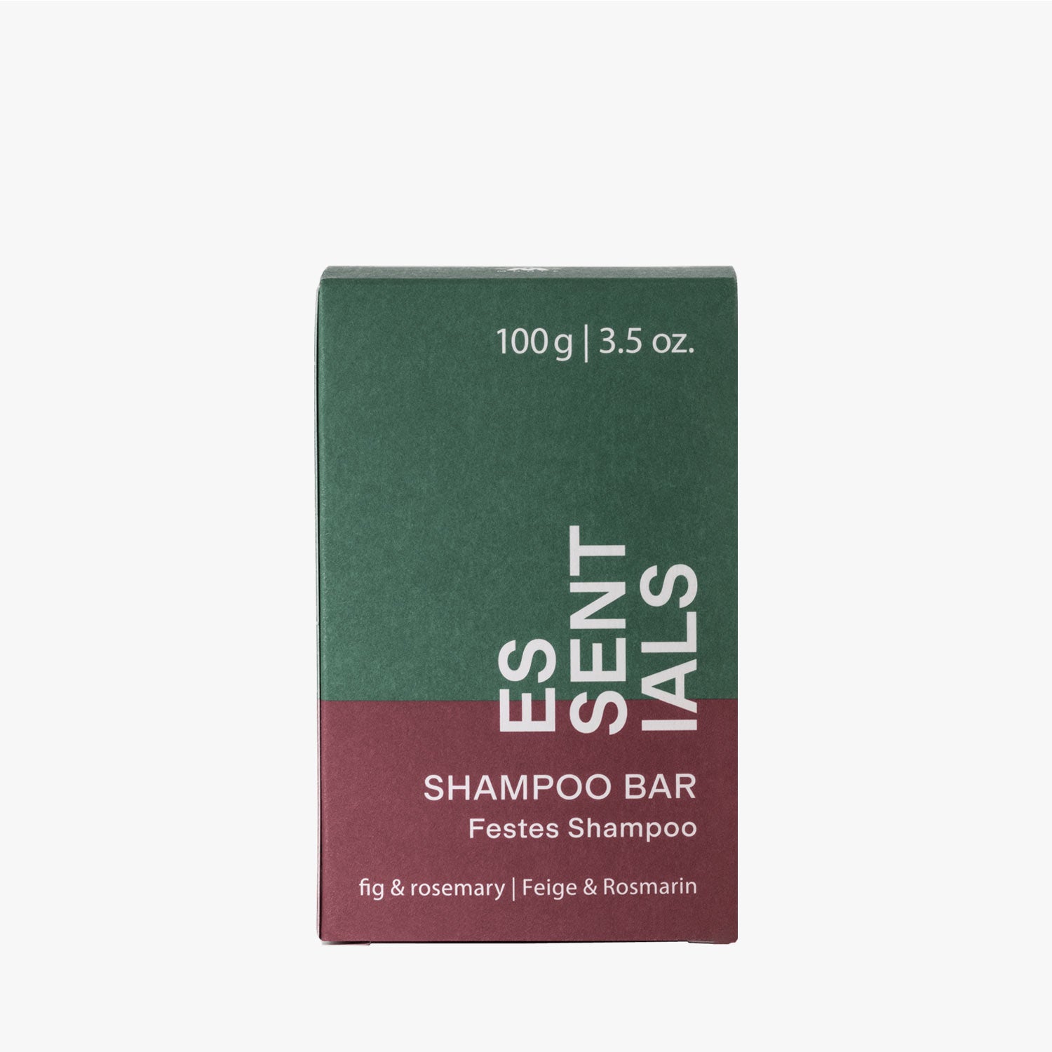 MÜHLE Festes Shampoo Essentials Serie, Stück 100g, Duftrichtung Feige und Rosmarin