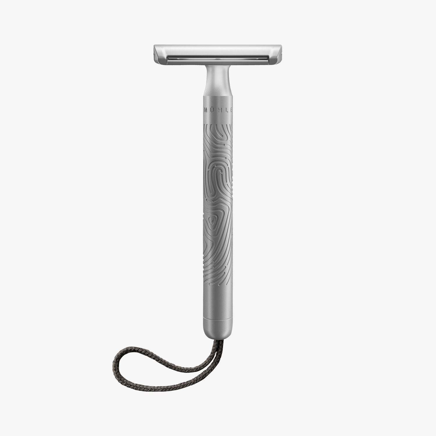 MÜHLE Rasierhobel Companion für Körper & Gesicht, Kordel dunkelgrau