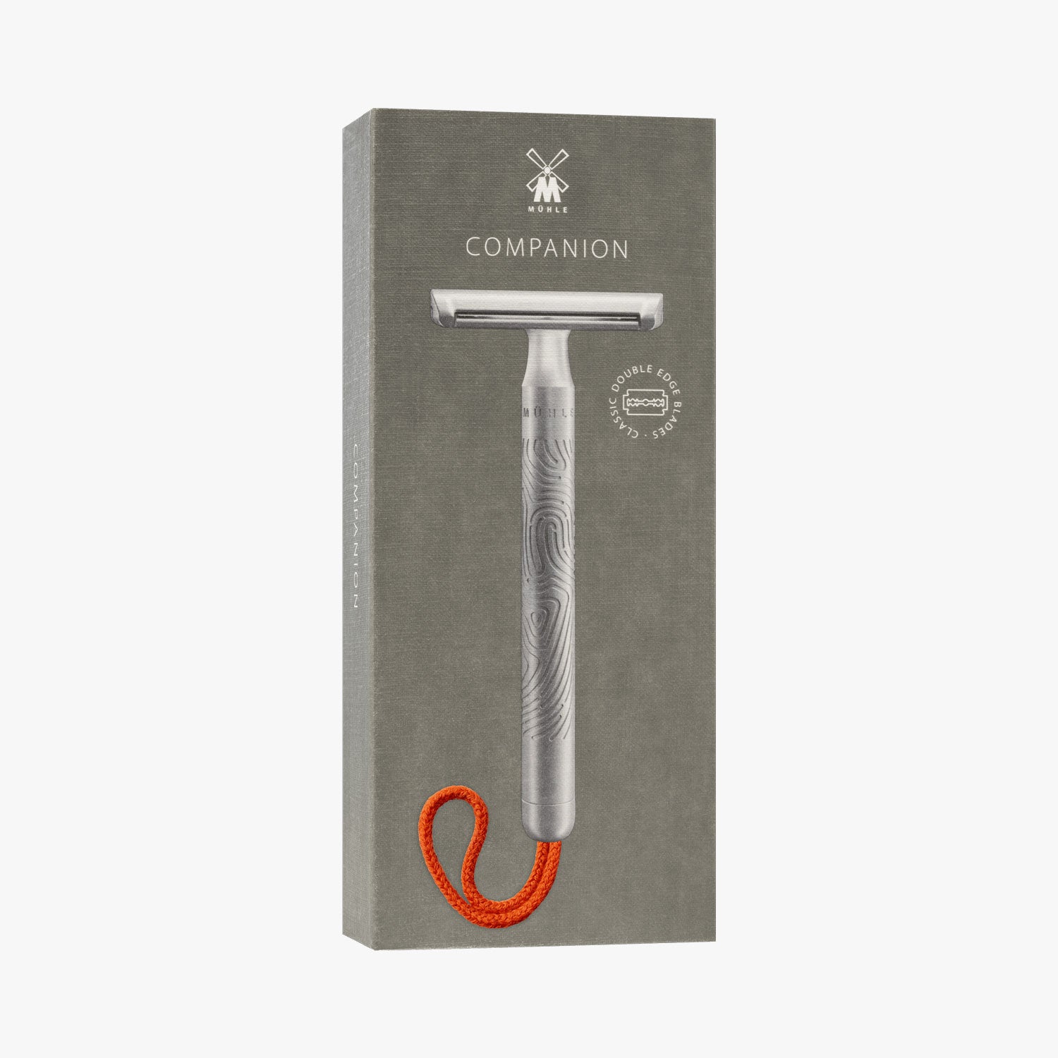 MÜHLE Rasierhobel Companion für Körper & Gesicht, Kordel korallfarben