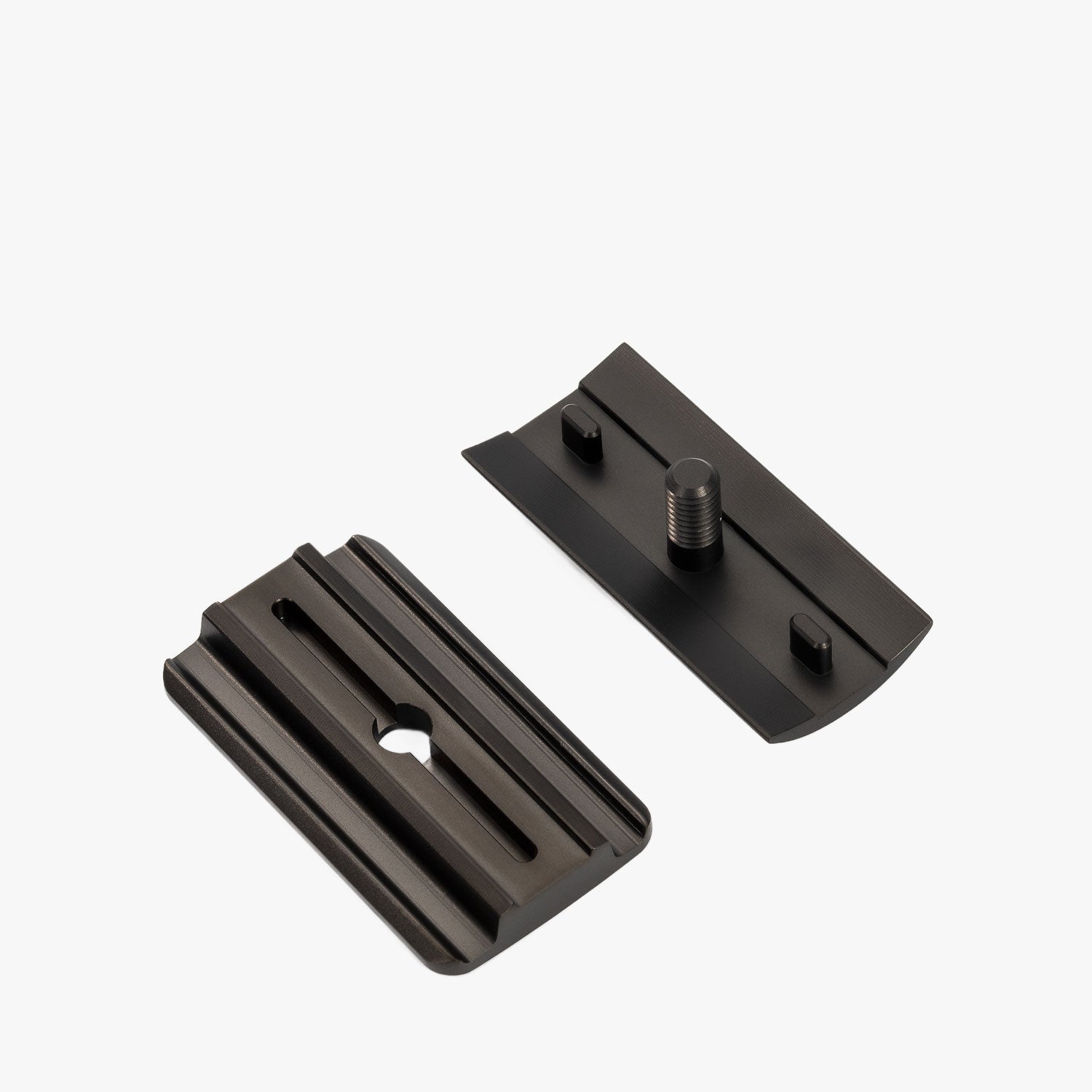 MÜHLE Rasierhobel Rocca R96 Edelstahl Jet Black, geschlossener Kamm Kopfteile