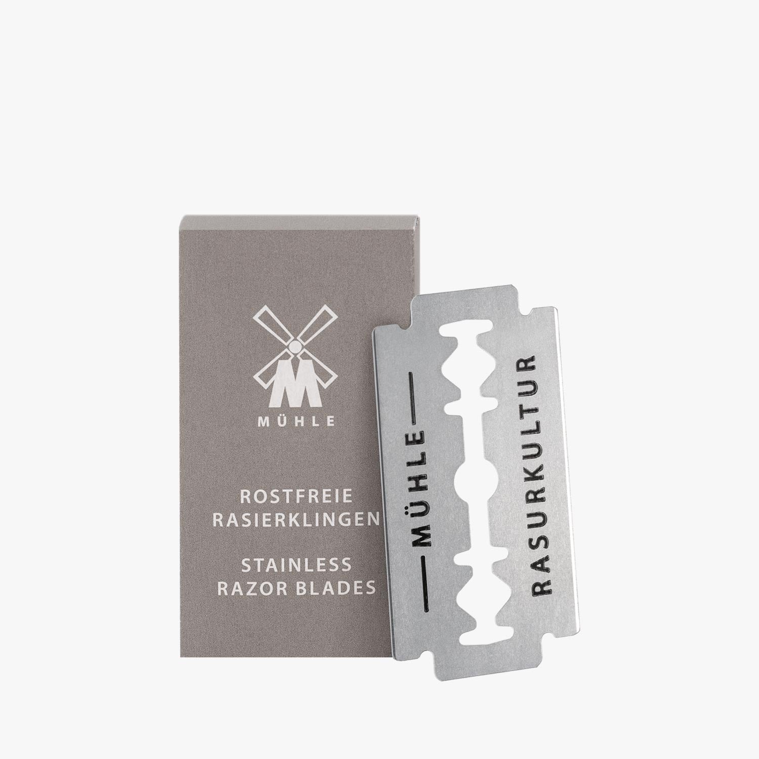 MÜHLE Rasierklingen Double Edge für Rasierhobel, 10er Pack