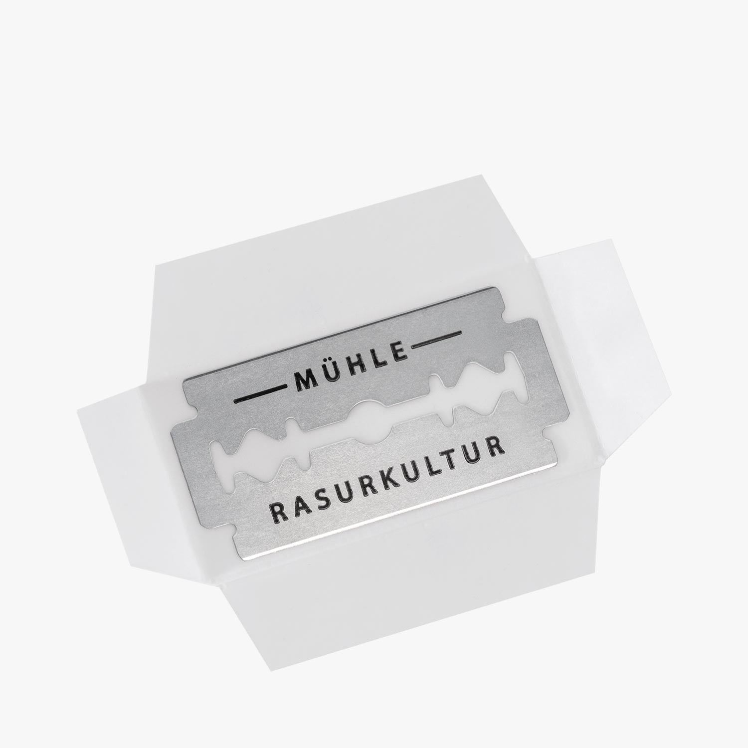 MÜHLE Rasierklingen für Rasierhobel in Papier verpackt