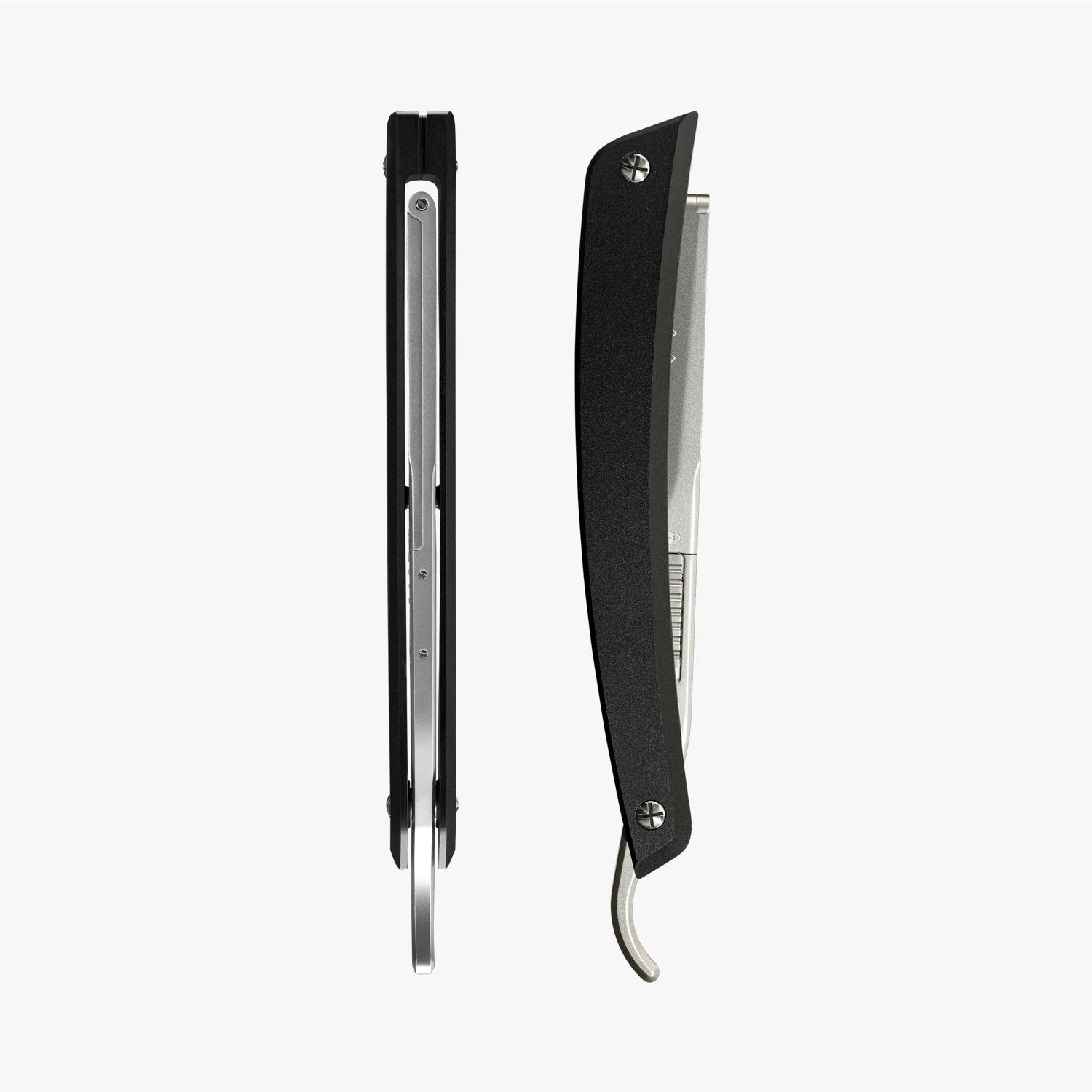 Mühle Rasiermesser Enthusiast Pro Detailansicht Seite und Draufsicht