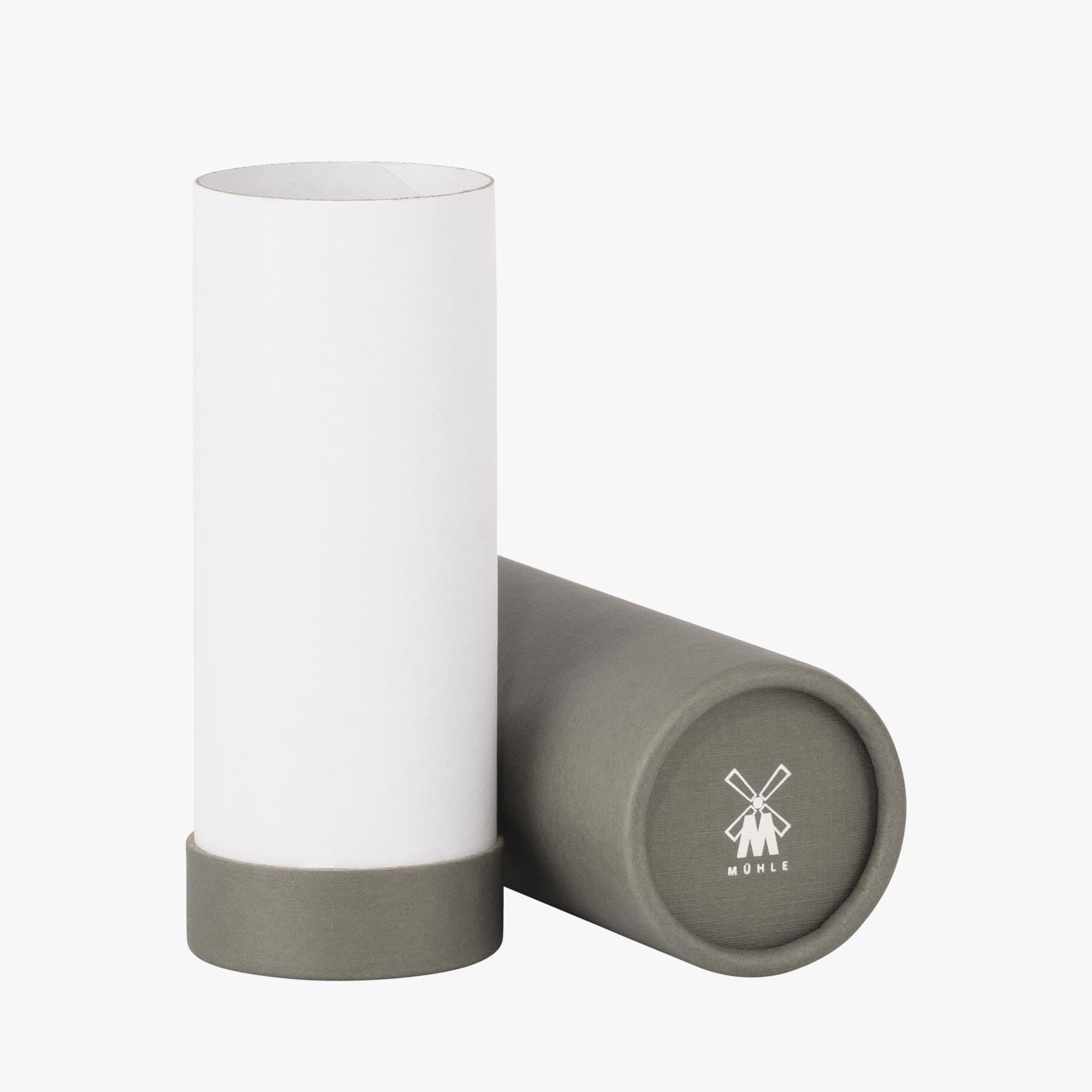 MÜHLE Rasierpinsel Traditional 091M89 Metall schwarz, Silberspitz Dachszupf