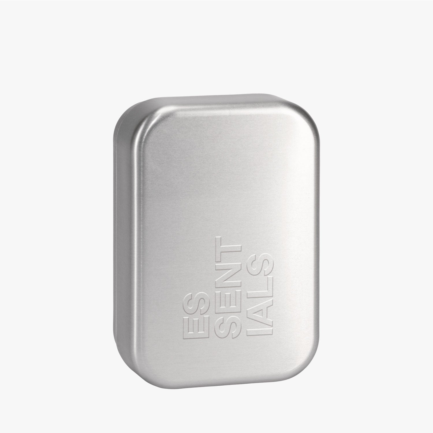 MÜHLE Seifendose Essentials Serie, Aluminium, Ansicht Deckel stehend