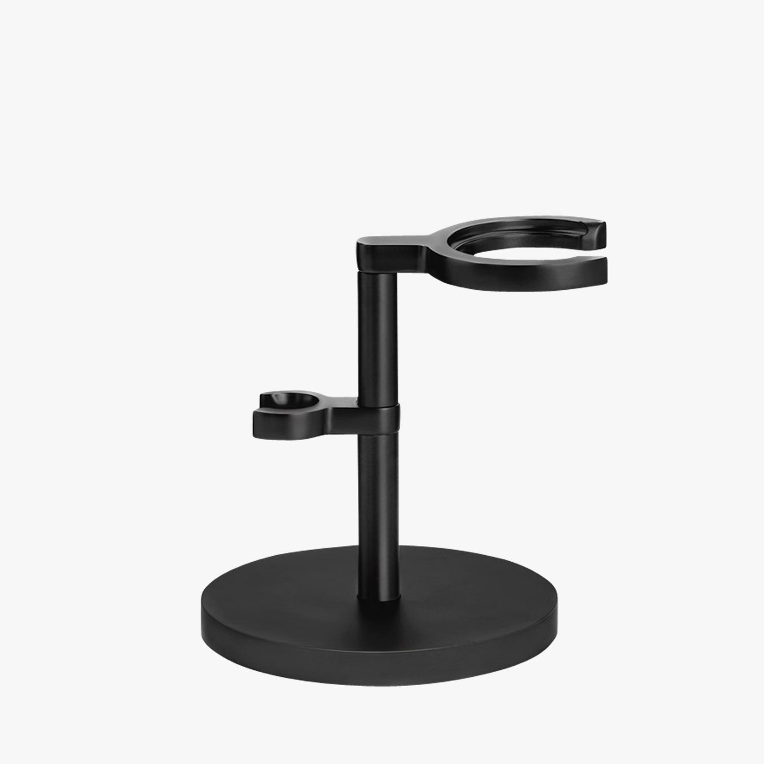 MÜHLE Ständer Rocca RHM Edelstahl Jet Black, für Rasierhobel & Rasierpinsel