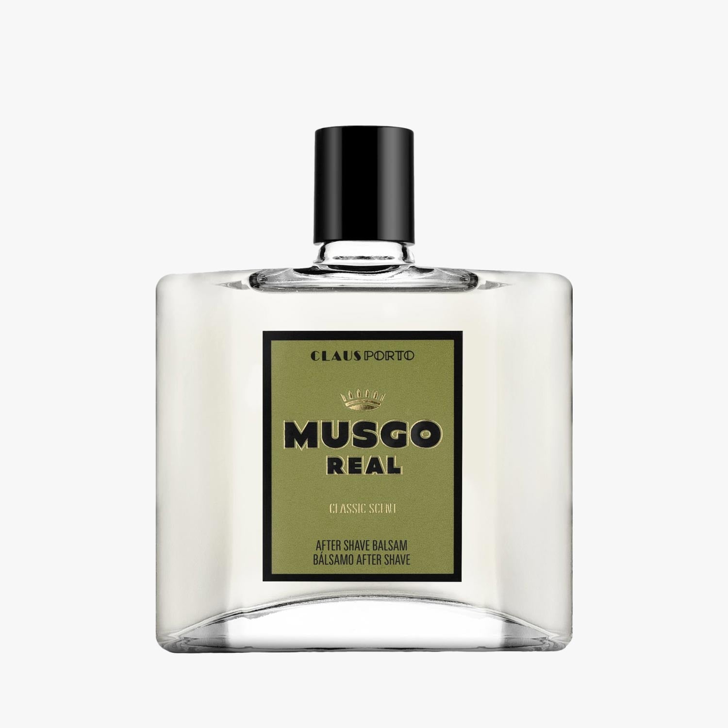 MUSGO REAL Aftershave Balsam Classic Scent Glasflakon 100ml