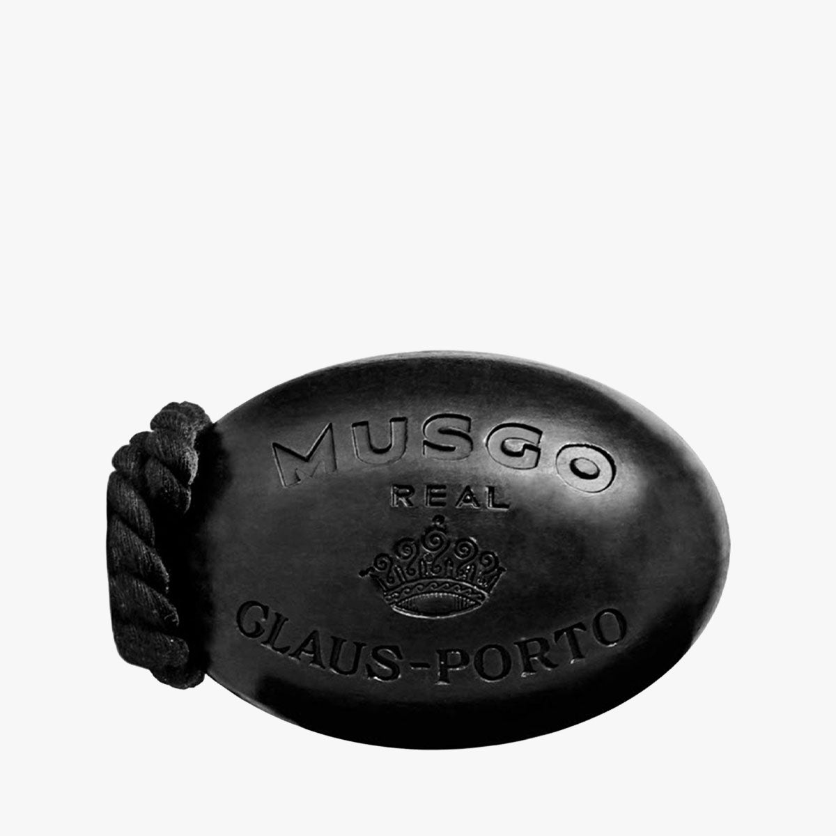 MUSGO REAL Körperseife am Seil Black Edition, Stück 190g