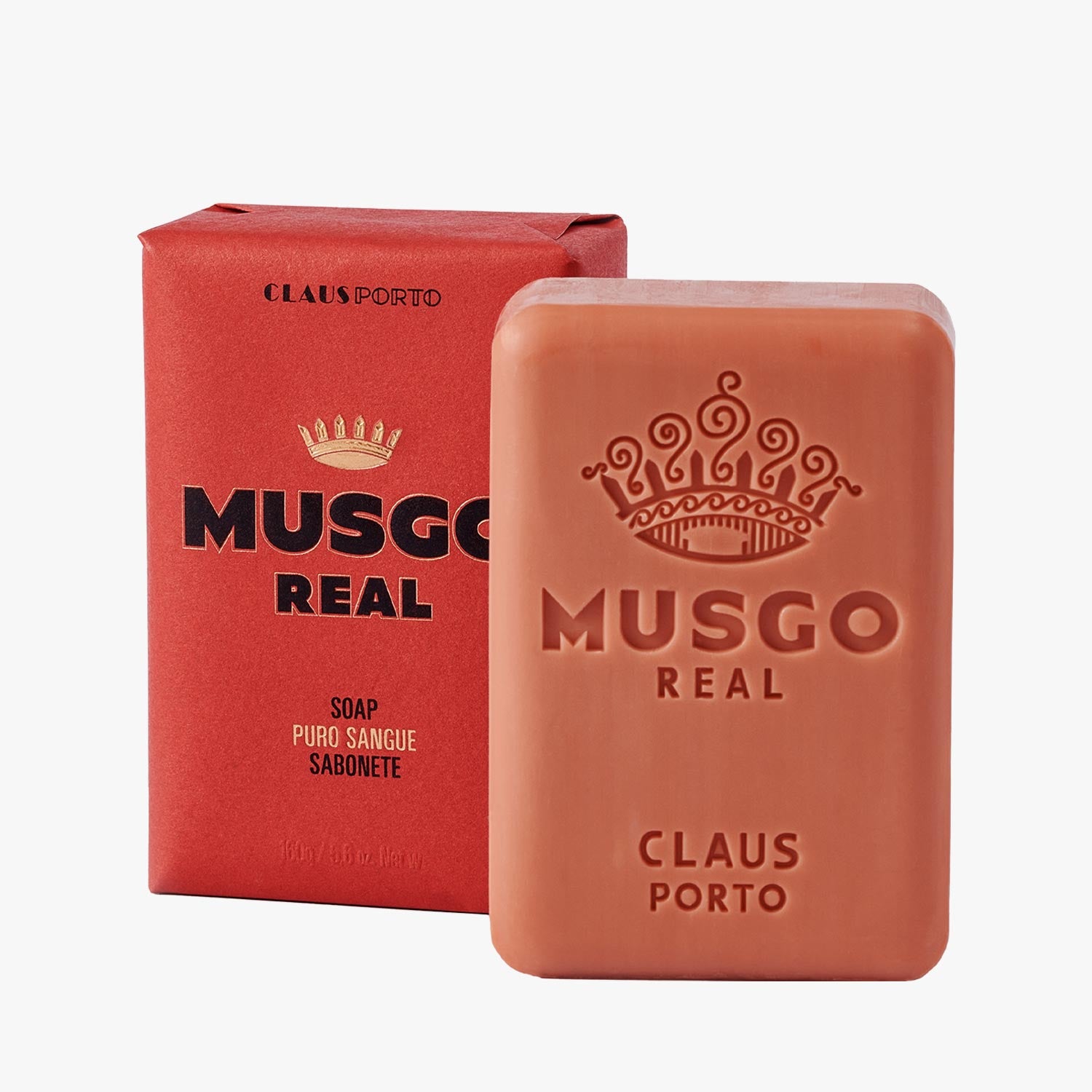 MUSGO REAL Körperseife Puro Sangue 160g in hochwertigem Papier