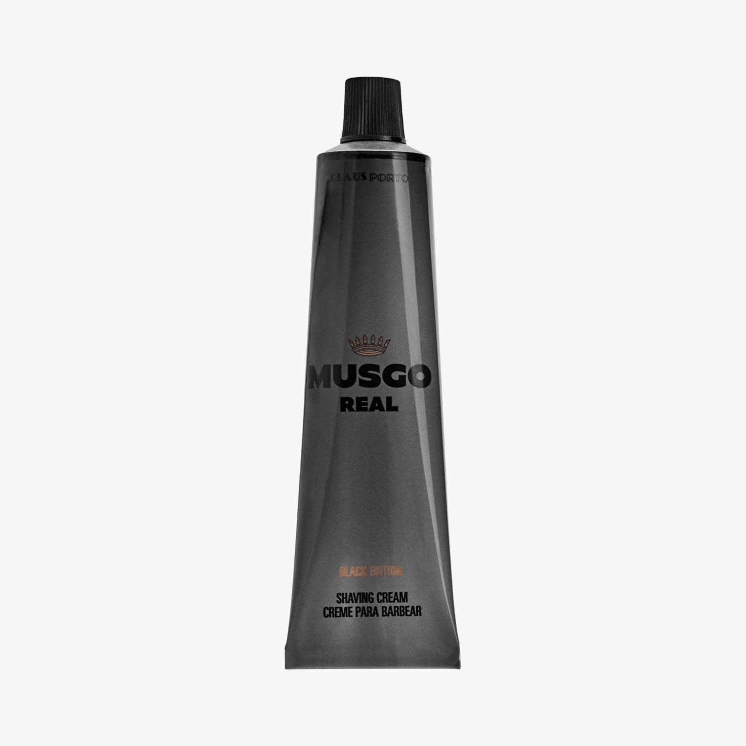 MUSGO REAL Rasiercreme Black Edition, Tube 100ml