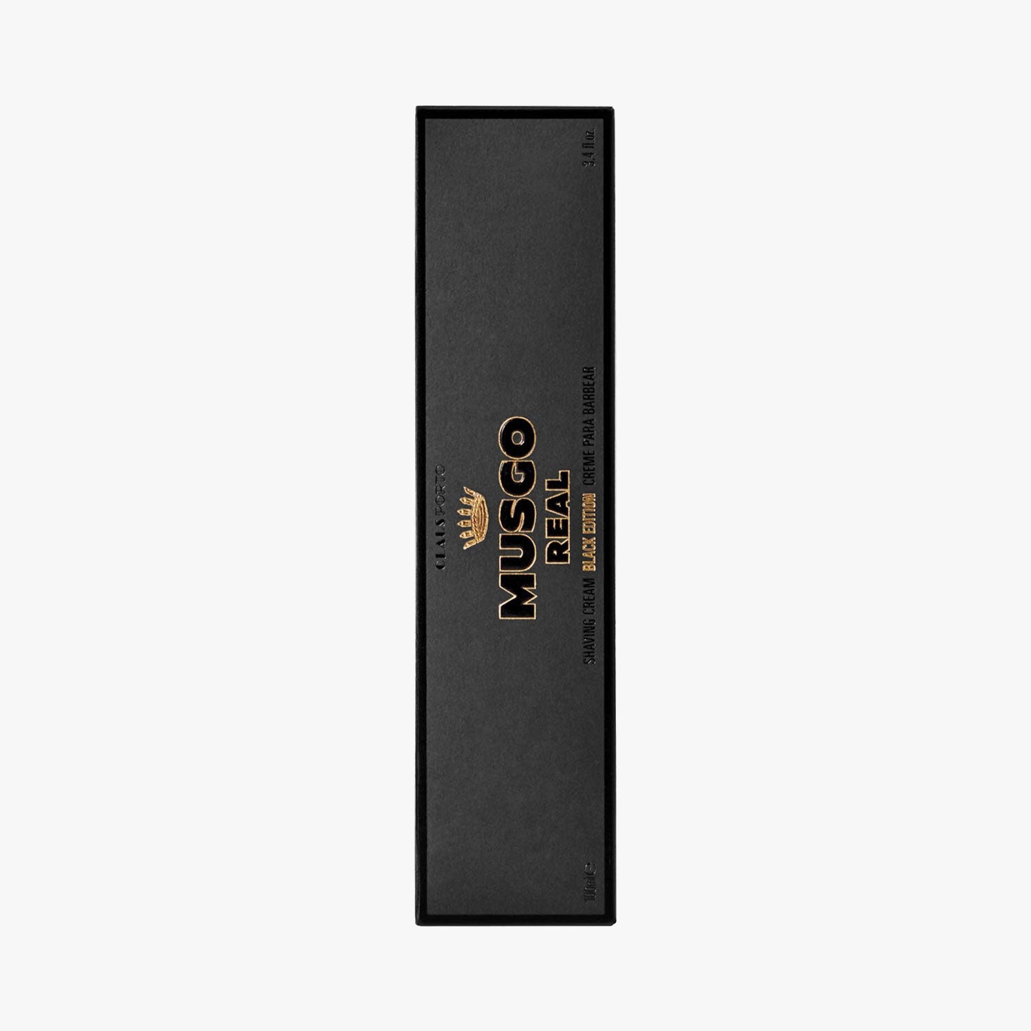 MUSGO REAL Rasiercreme Black Edition, Tube 100ml