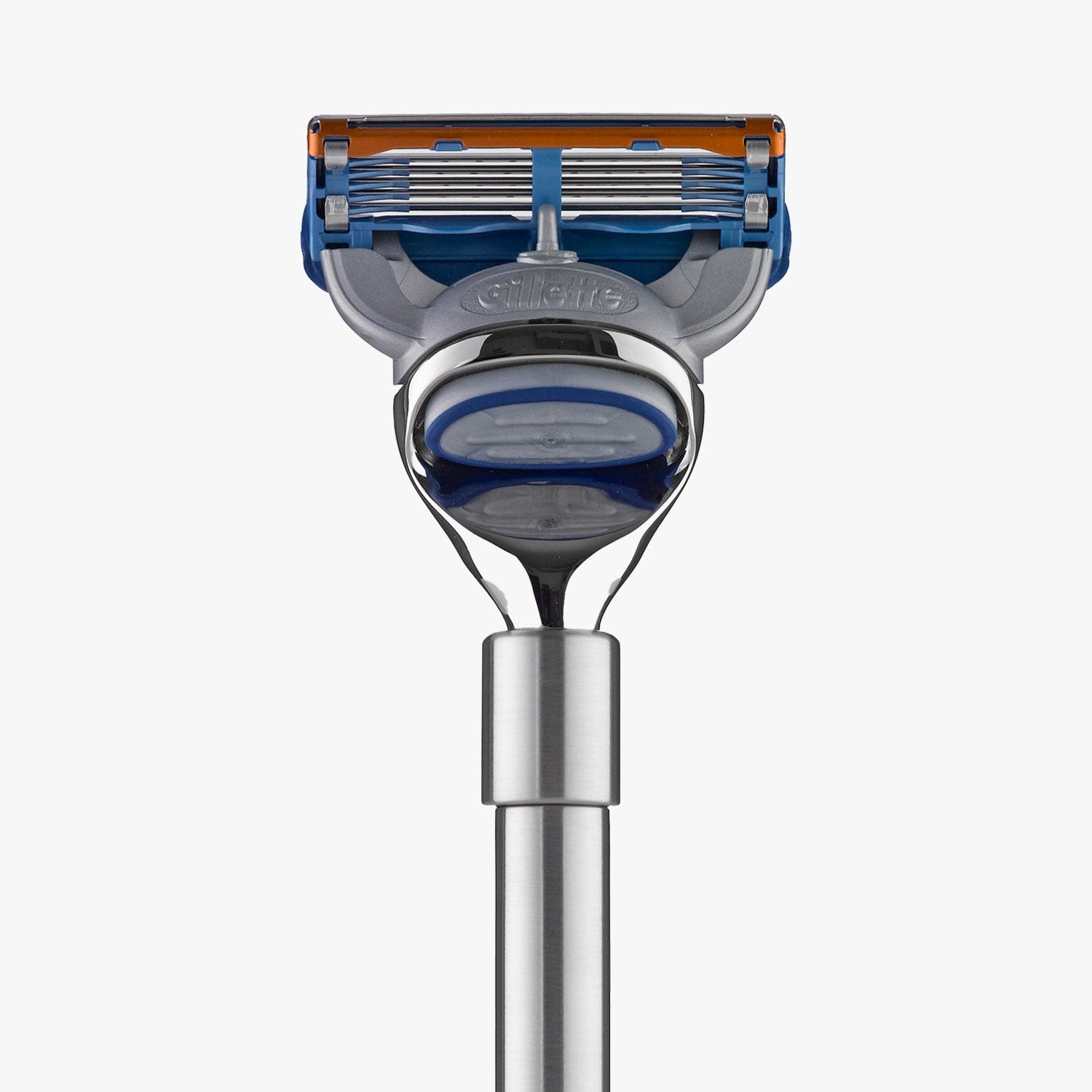 PILS Rasierer 101FE, Gillette Fusion Klingen, Edelstahl mattiert