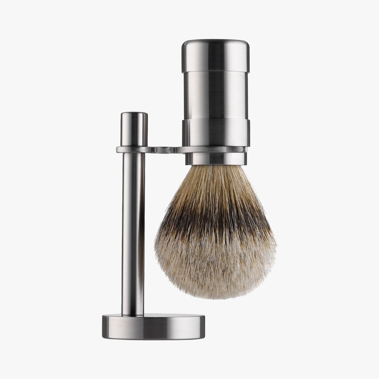 PILS Rasierständer 101HPE für Rasierpinsel, Edelstahl mattiert
