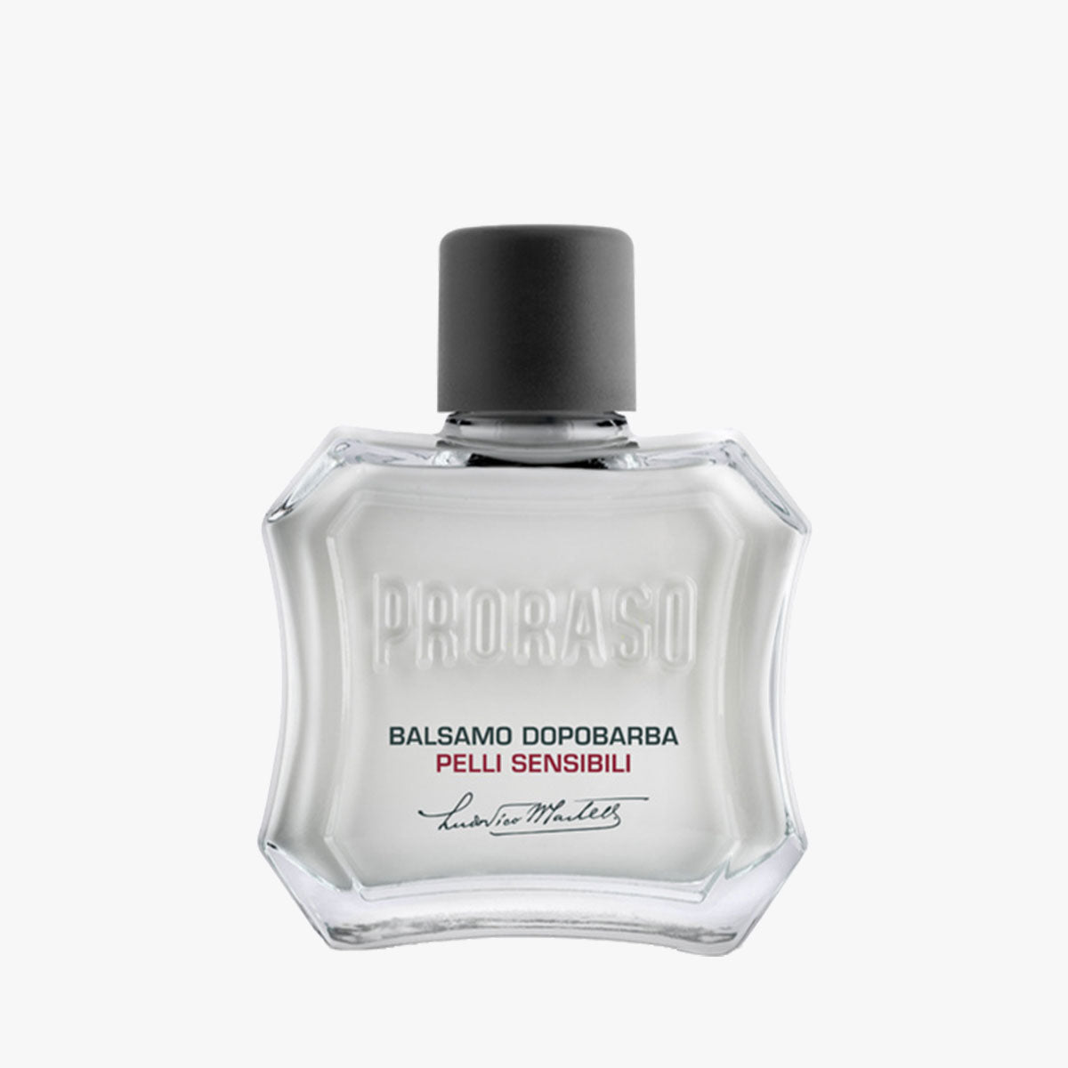 PRORASO Aftershave Balsam White Sensitive Glasflasche 100ml