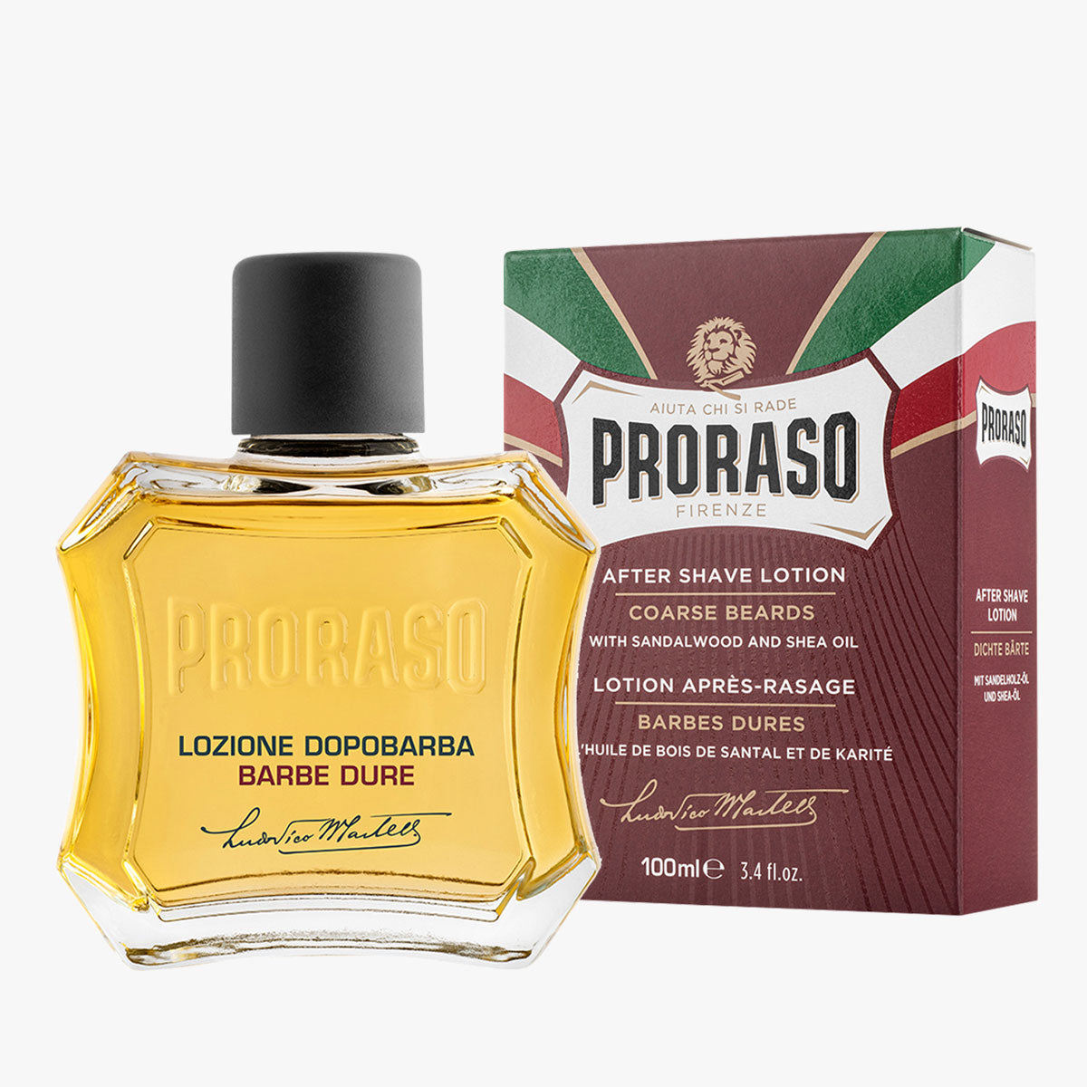 PRORASO Aftershave Lotion Red Nourish Schüttflakon 100ml