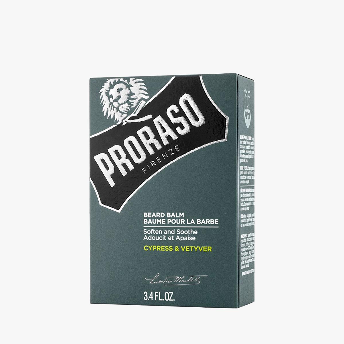 PRORASO Bartbalsam Cypress & Vetyver Glasflasche 100ml