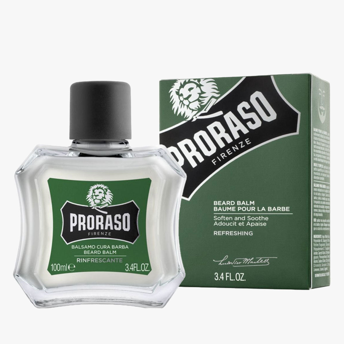 PRORASO Bartbalsam Refreshing Glasflasche 100ml