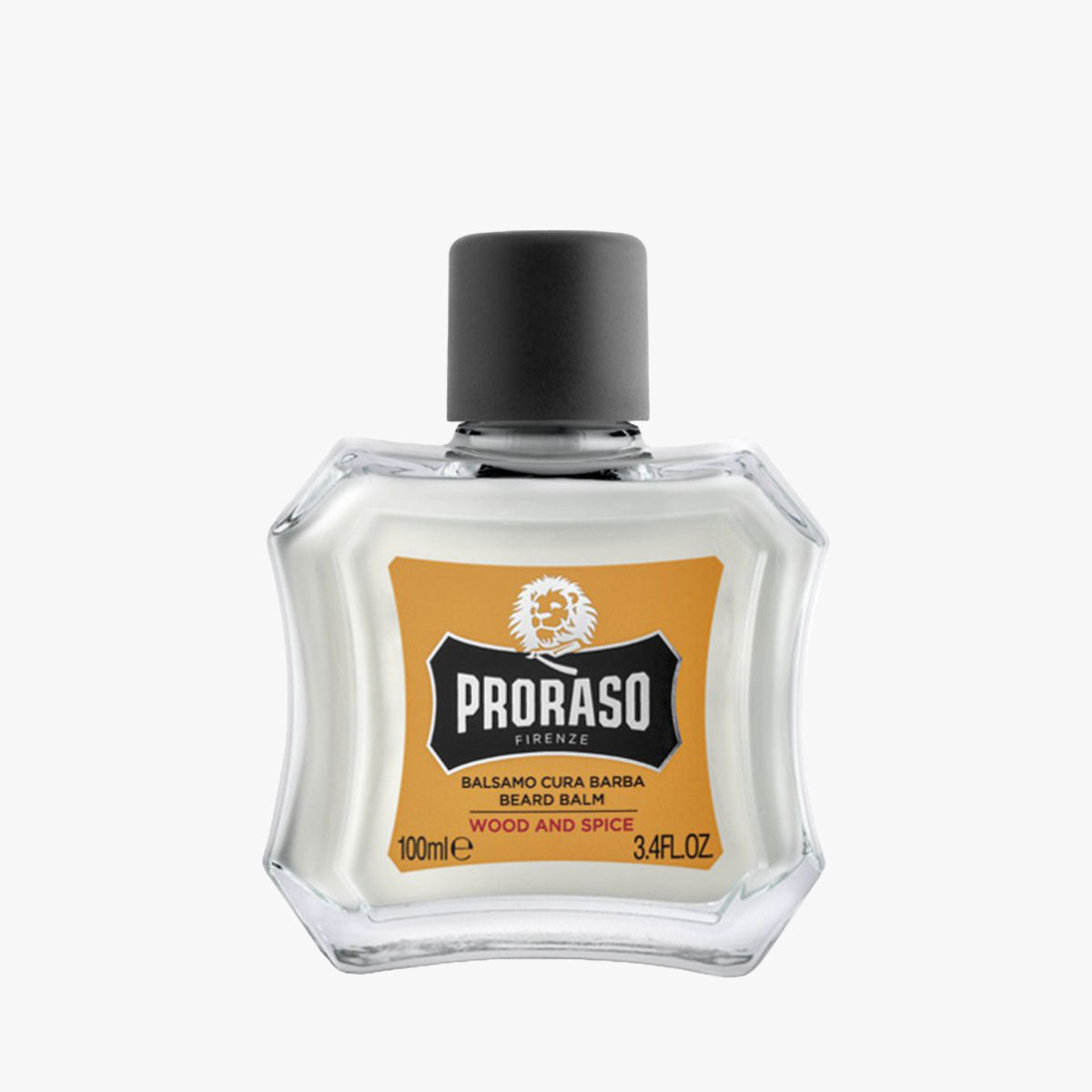 PRORASO Bartbalsam Wood & Spice Glasflasche 100ml