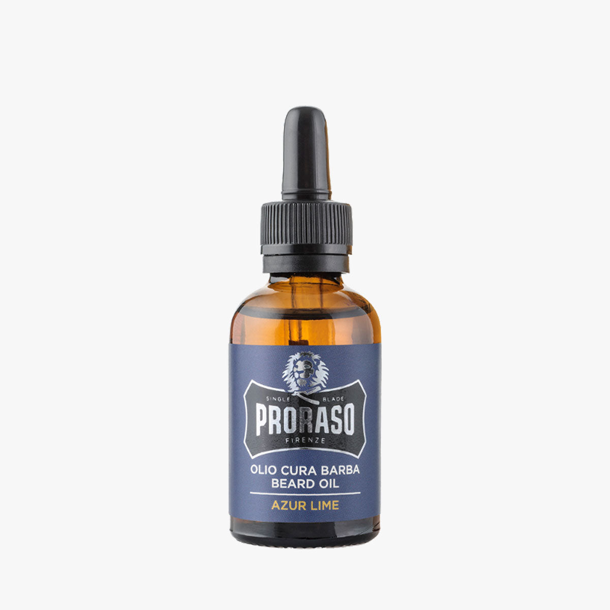 PRORASO Bartöl Azur Lime Glasflasche mit Pipette 30ml