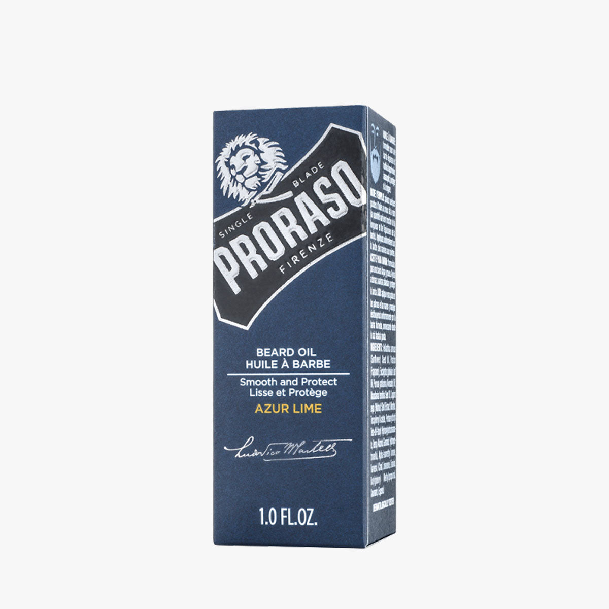 PRORASO Bartöl Azur Lime Glasflasche mit Pipette 30ml