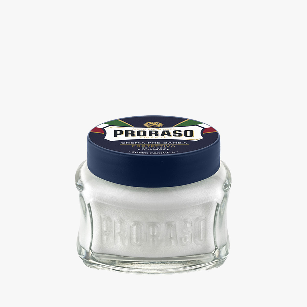 PRORASO Pre-Shave Creme Blue Protective Glastiegel 100ml