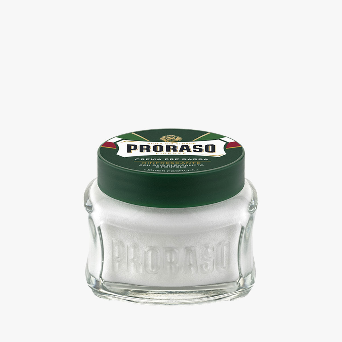 Proraso Pre-Shave Creme Green Refresh Glastiegel 100 ml