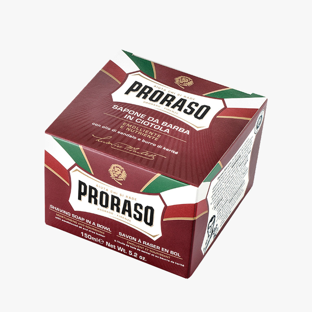 PRORASO Rasierseife Red Nourish Tiegel 150ml