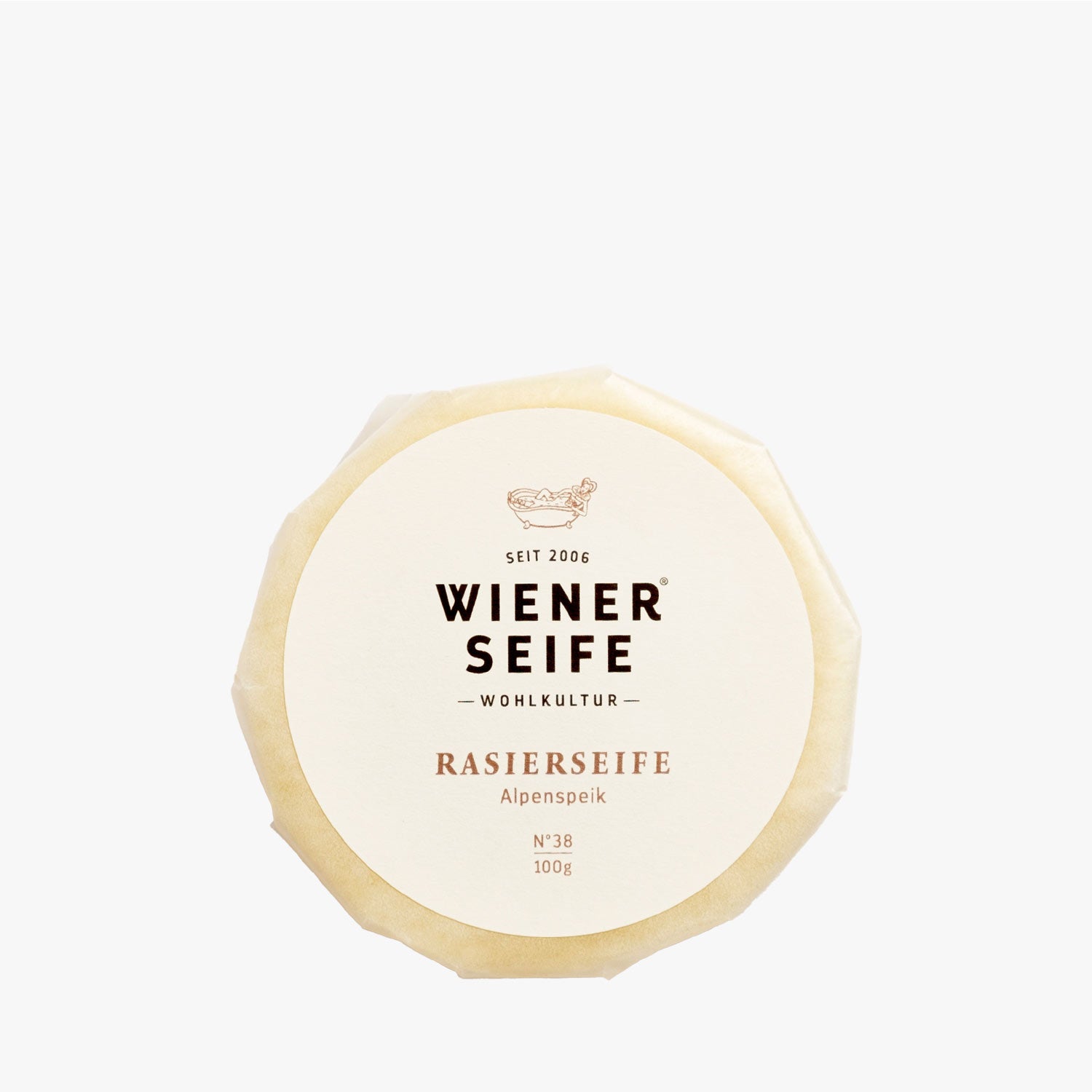 WIENER SEIFE Rasierseife Alpenspeik Nachfüllstück 100g