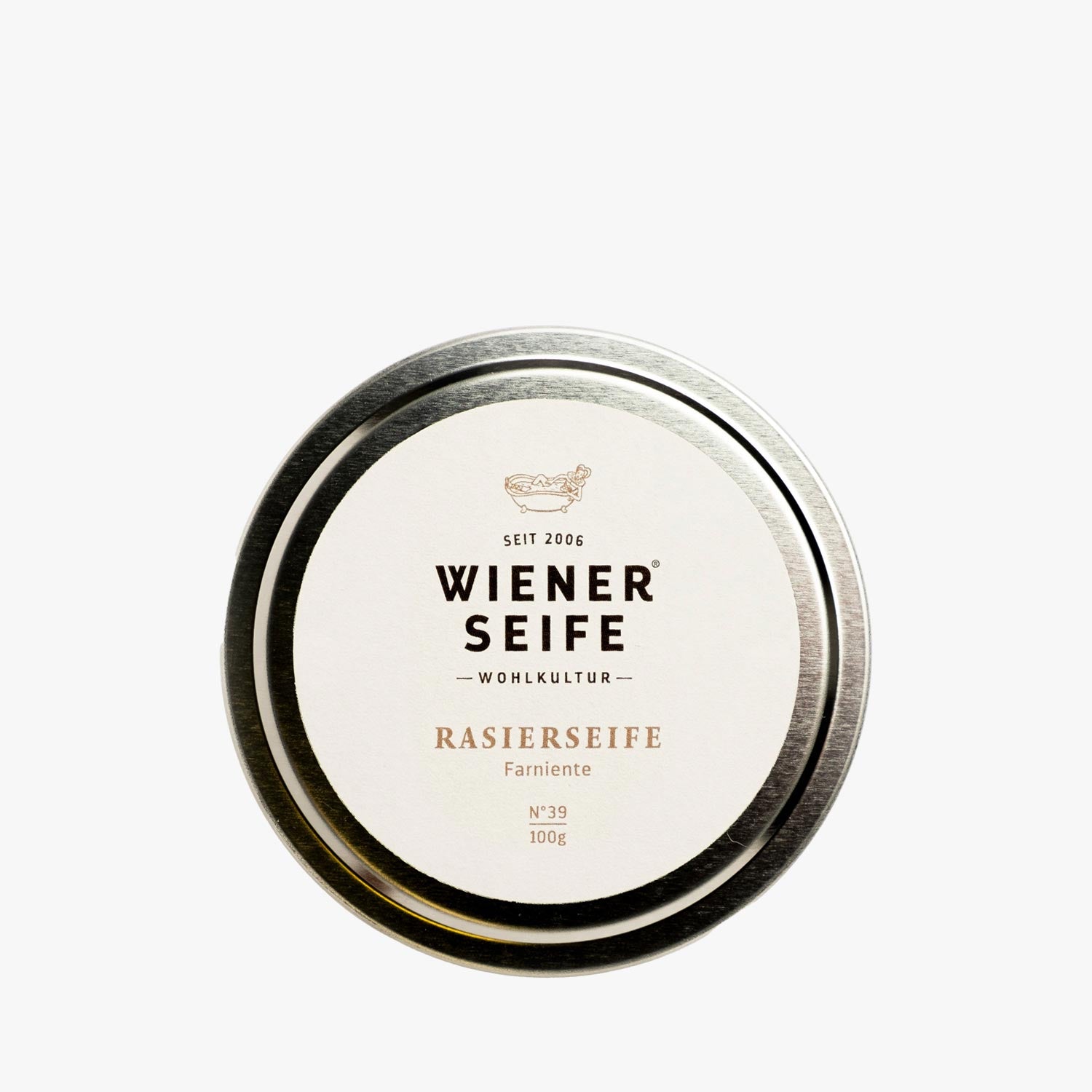 WIENER SEIFE Rasierseife Farniente Runddose 100g