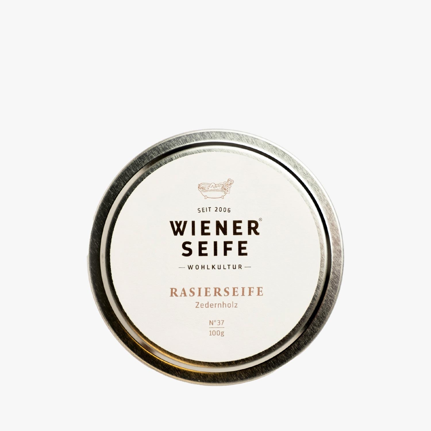 WIENER SEIFE Rasierseife Zedernholz Runddose 100g