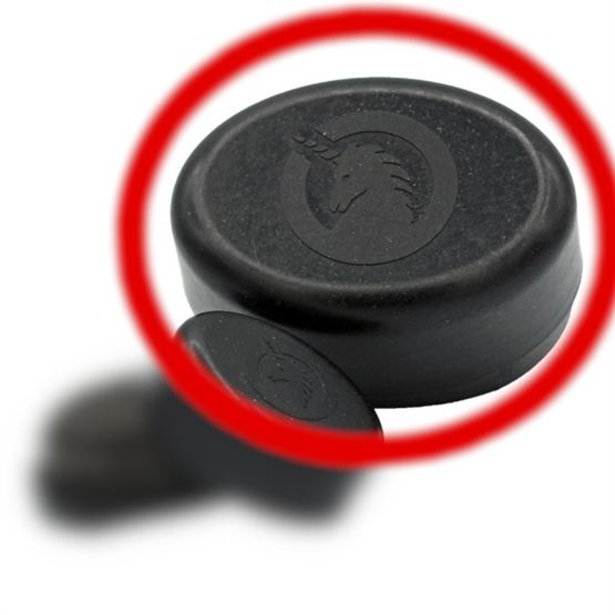 unicorn® Seifendose Flüssigholz, GROSS, SCHWARZ