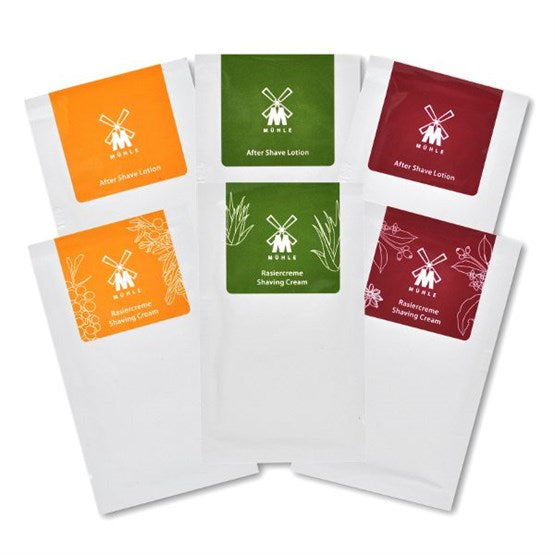 PROBEN MÜHLE 3 x Aftersh. Balsam + 3 x Rasiercreme