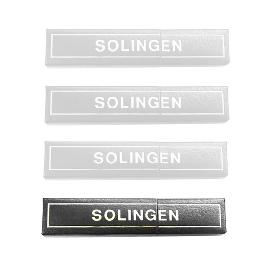 Rasiermesserscheide, RM-Box in schwarz, Größe L