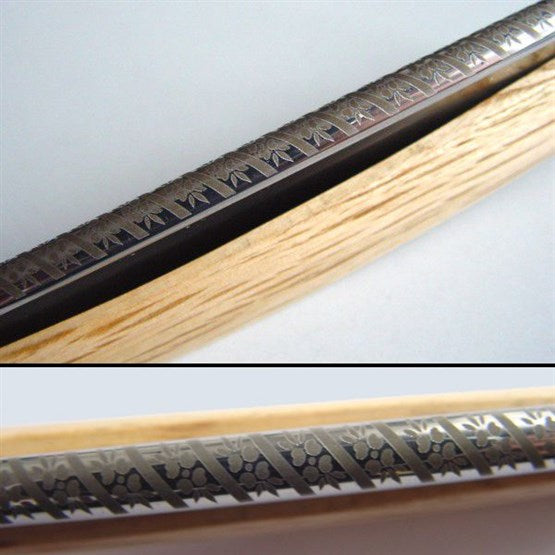 Rasiermesser DOVO Spanische Eiche 6/8' Edelstahl