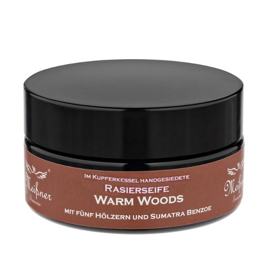 Meißner Rasierseife 'Warm Woods' Tiegel 75g
