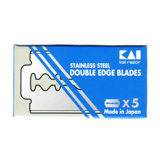 Rasierklingen KAI Stainless Steel DE - 5 Klingen