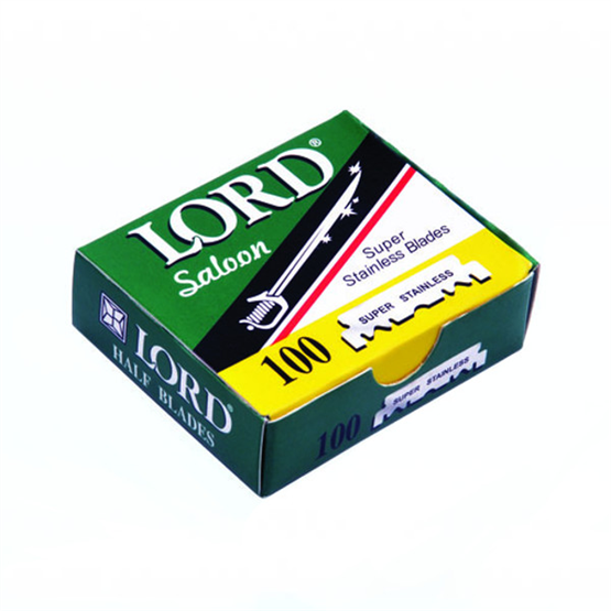 Rasierklingen LORD SALOON 100 halbe Klingen