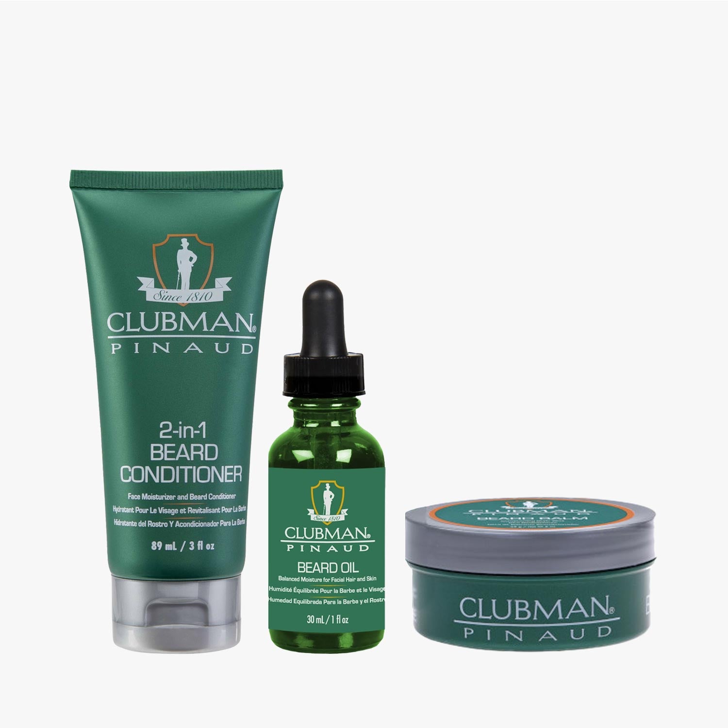 CLUBMAN PINAUD Bartpflegeset 3-in-1 Beard Trio