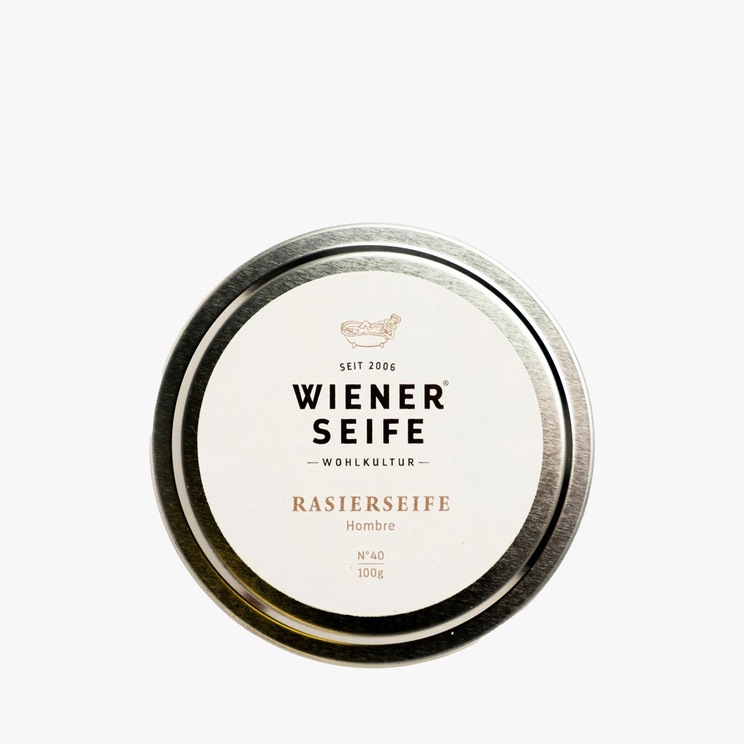 WIENER SEIFE Rasierseife Hombre Runddose 100g