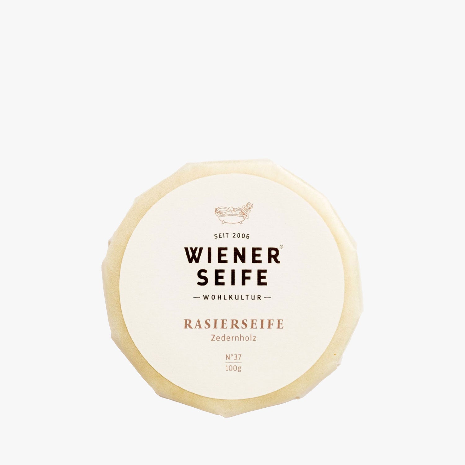 WIENER SEIFE Rasierseife Zedernholz Nachfüllstück 100g